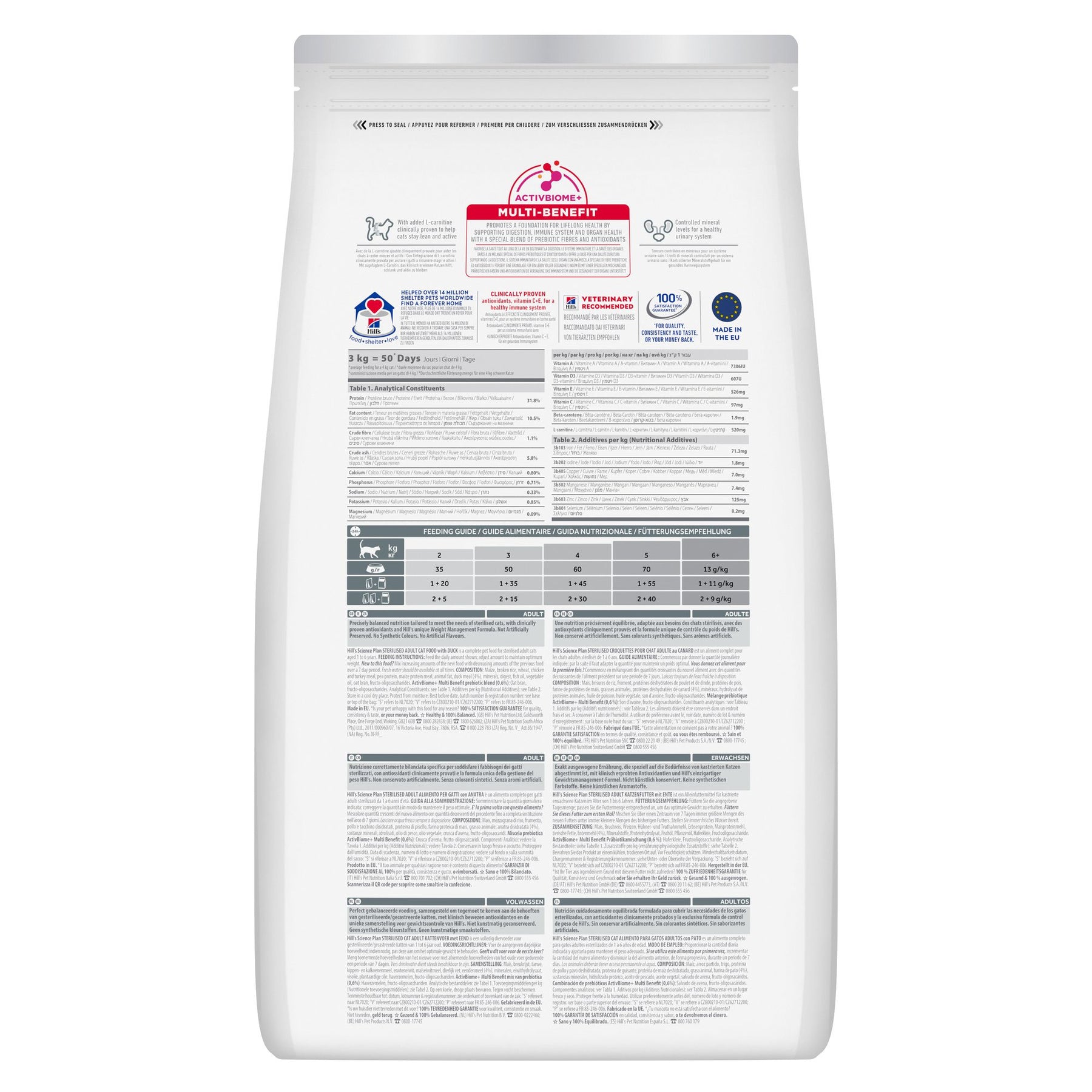Sterilised Adult Katzenfutter Packshot