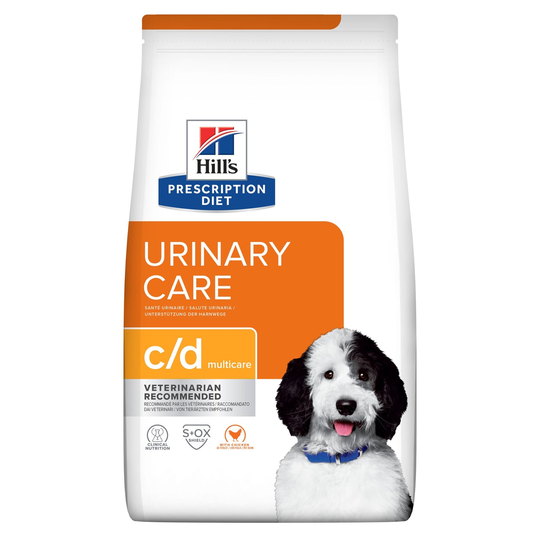 c/d Multicare Hundefutter mit Huhn Packshot