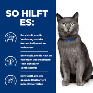 d/d Katzenfutter mit Ente & Erbsen Wie es hilft
