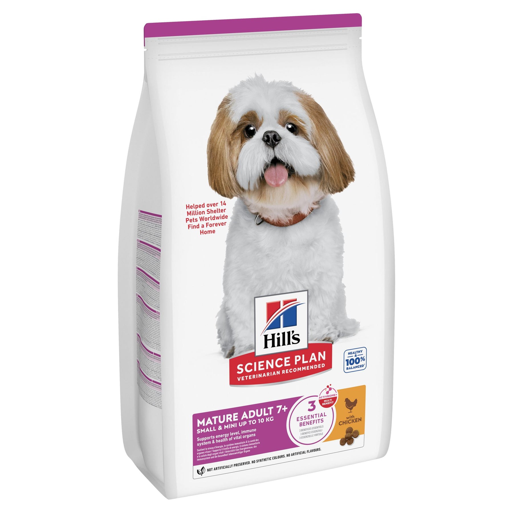 Small & Mini Mature Adult Hundefutter Packshot