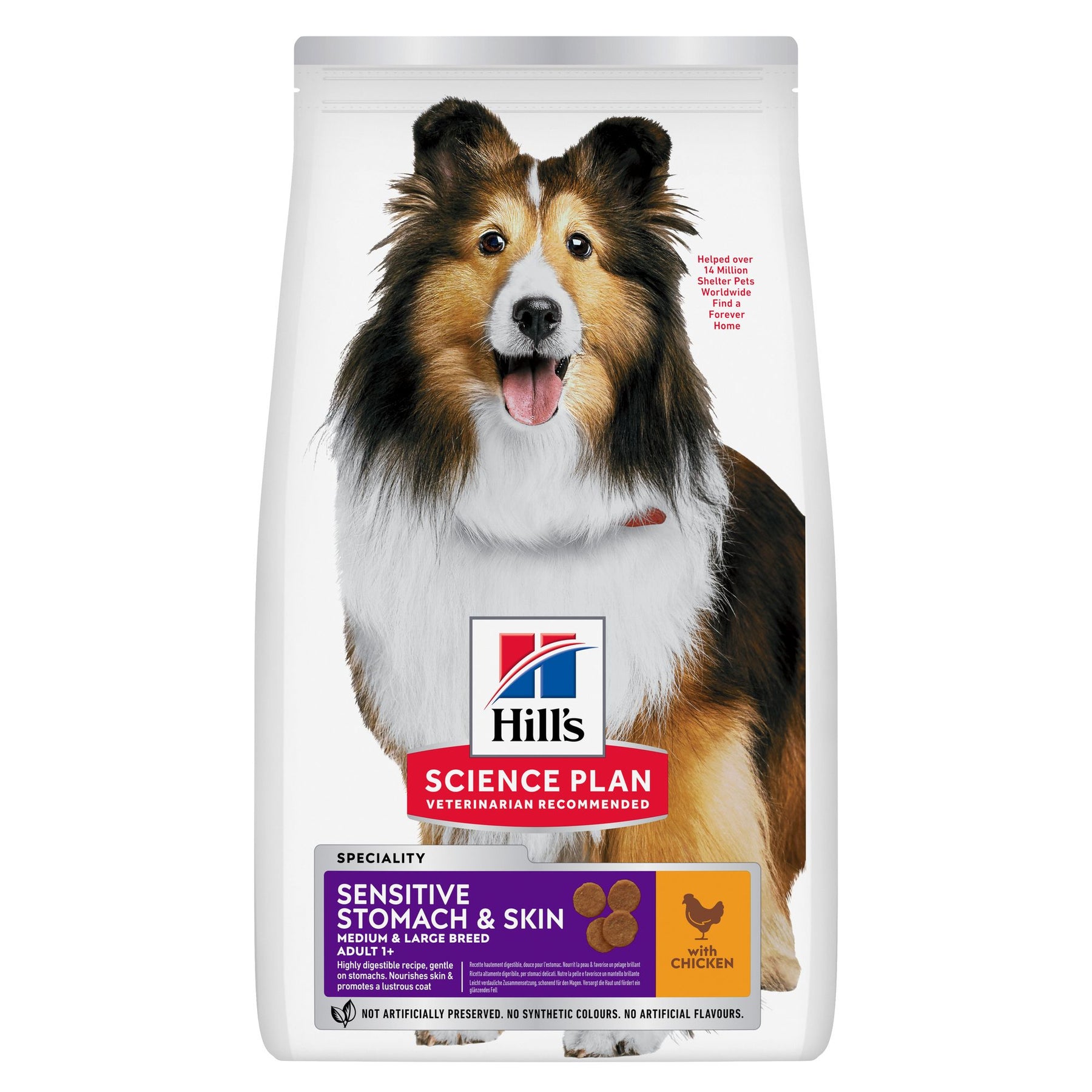 Sensitive Stomach & Skin Hundefutter Huhn Packshot