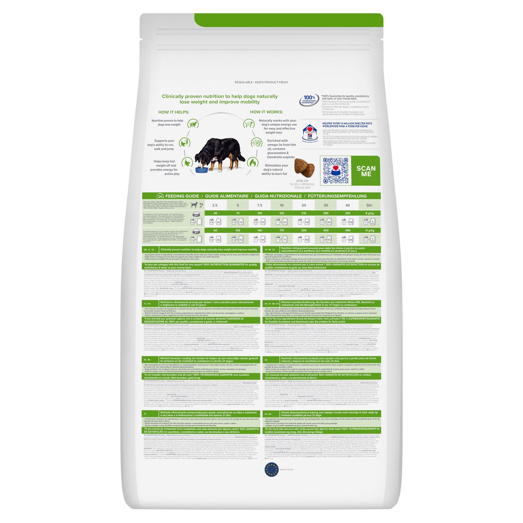 Hill's Prescription Diet Metabolic + Mobility Hundefutter mit Huhn