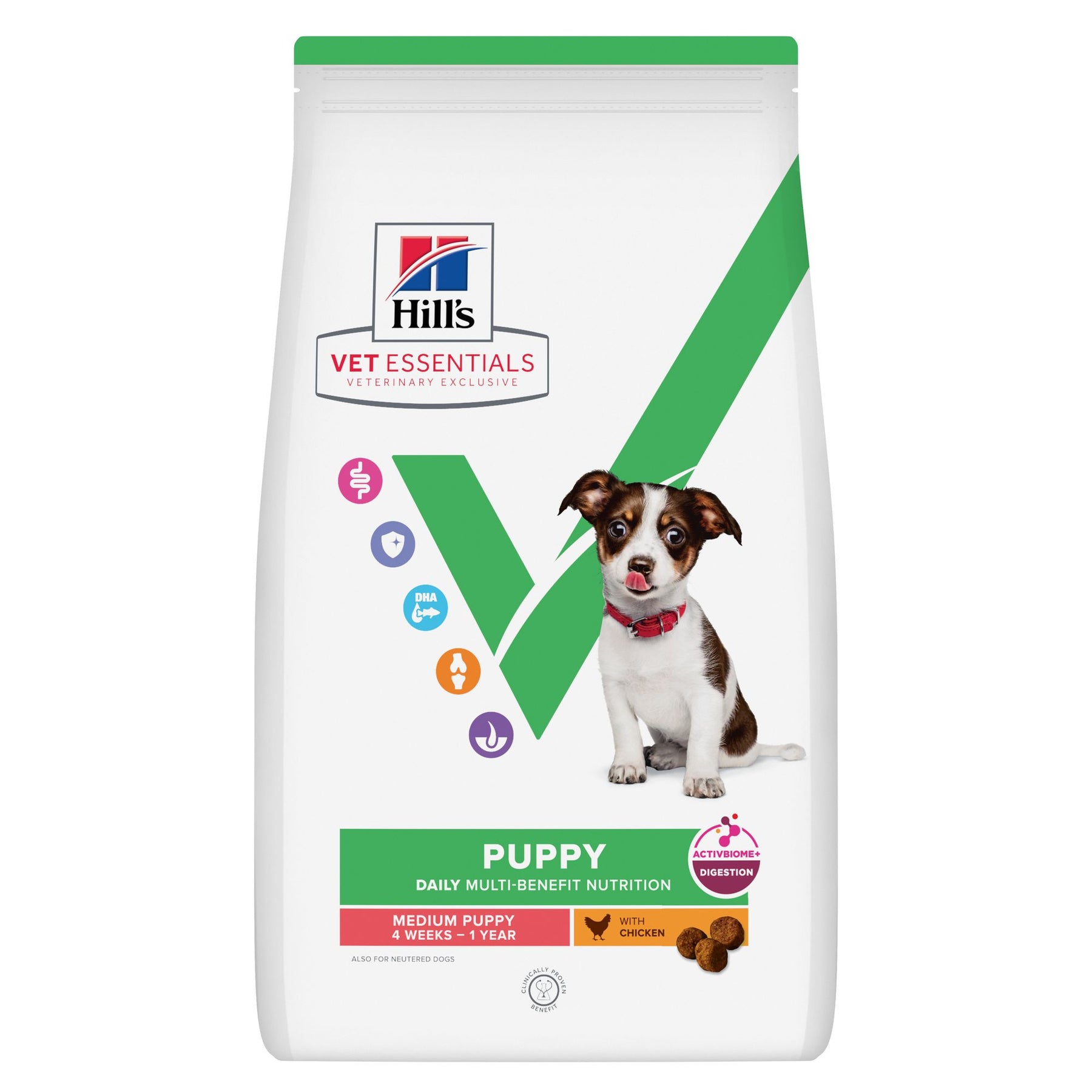 MULTI-BENEFIT Medium Puppy Welpenfutter mit Huhn Packshot