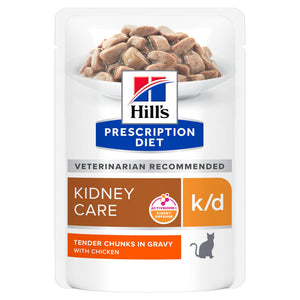k/d Nassfutter für Katzen mit Huhn Packshot