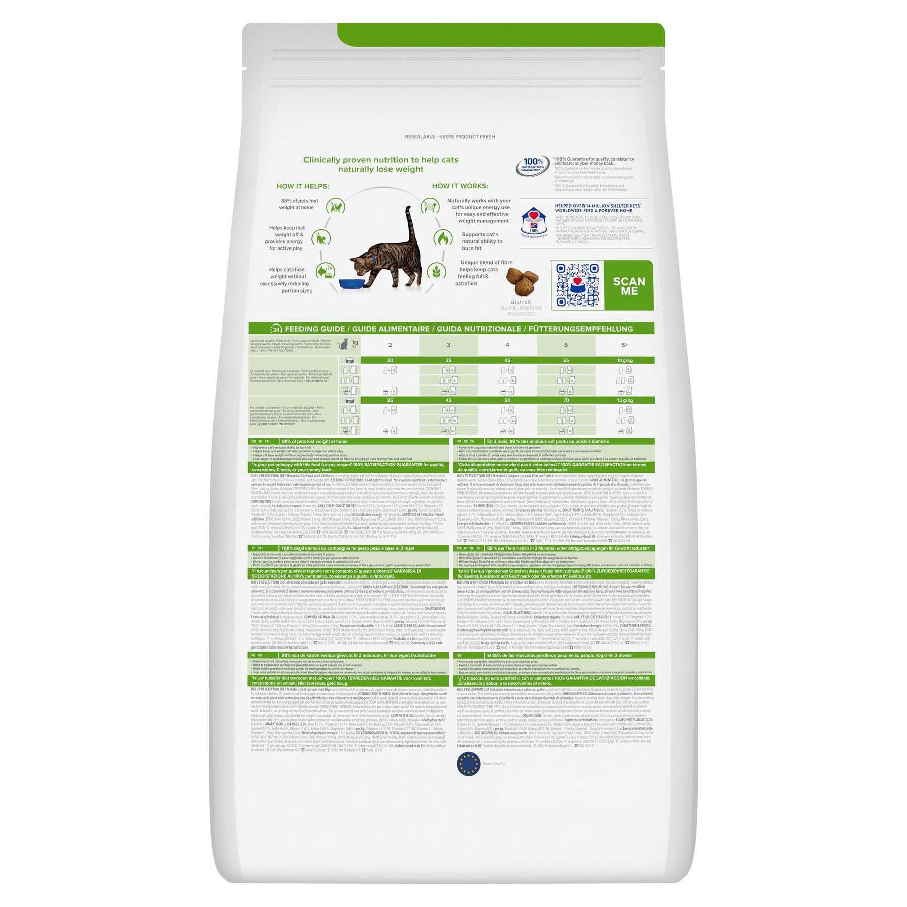 Hill's Prescription Diet Metabolic Katzenfutter mit Huhn