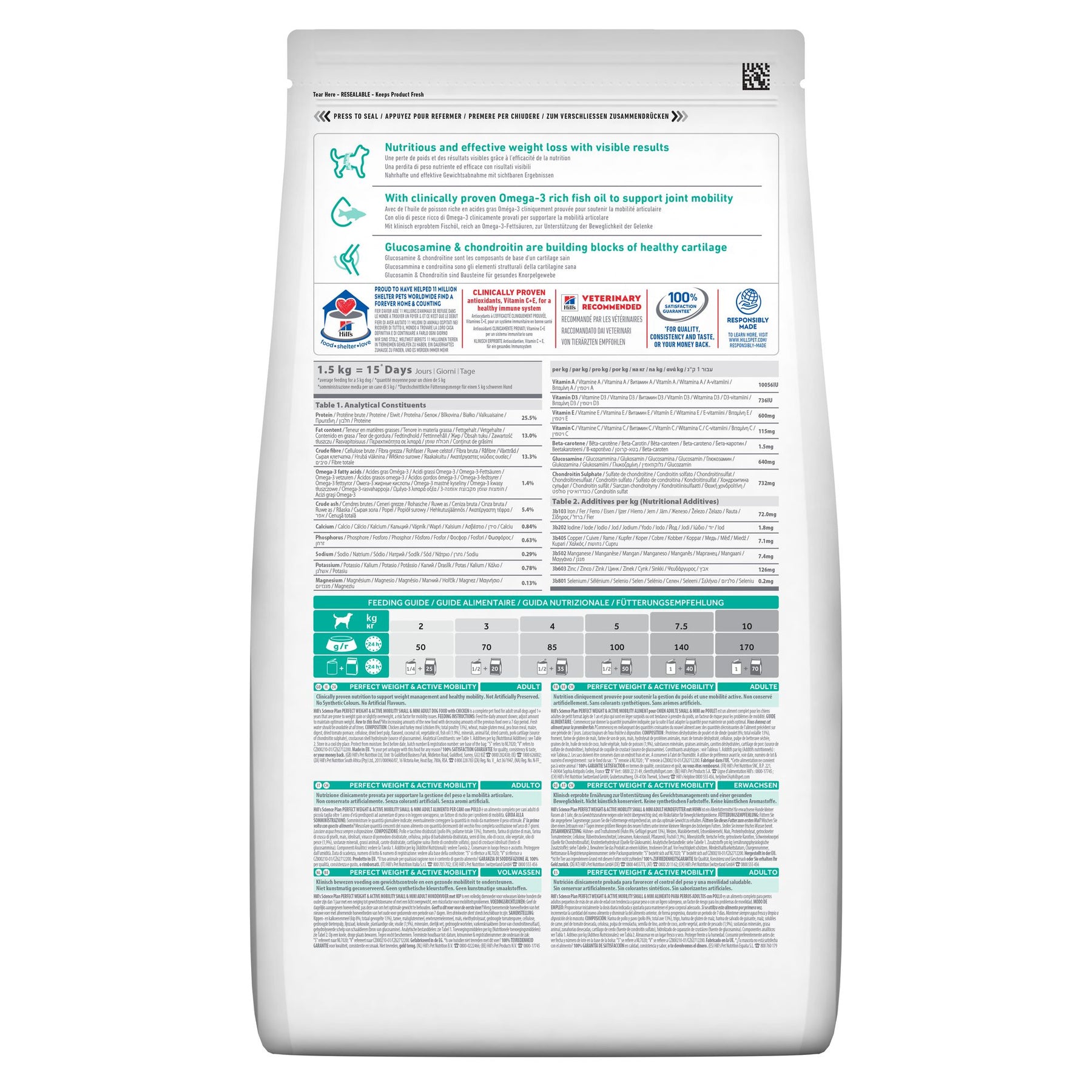 Perfect Weight + Active Mobility Hundefutter Packshot