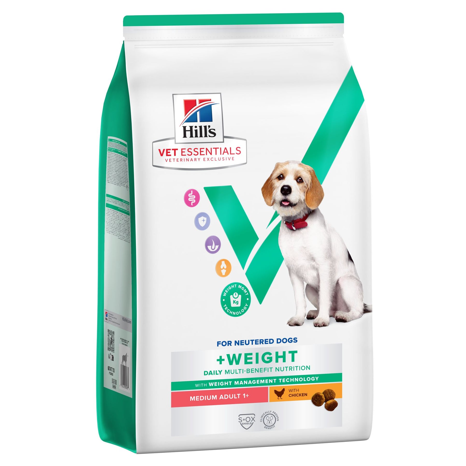 MULTI-BENEFIT + Weight Adult 1+ Medium Hundefutter mit Huhn Packshot