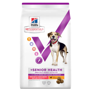 MULTI-BENEFIT + Senior Health Mature Adult 7+ Medium & Large Breed Hundefutter mit Huhn Packshot
