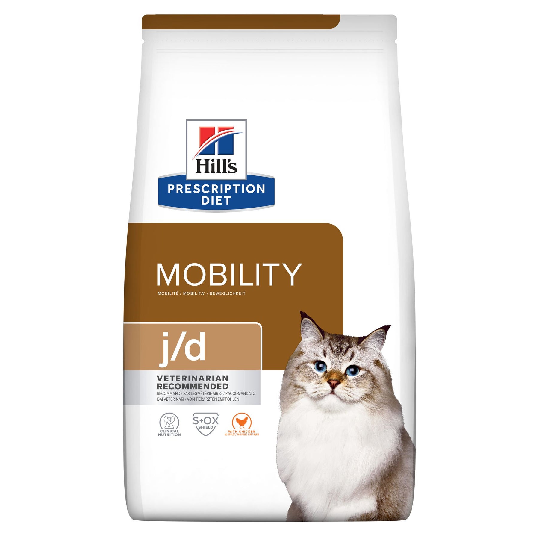 j/d Katzen Trockenfutter mit Huhn Packshot