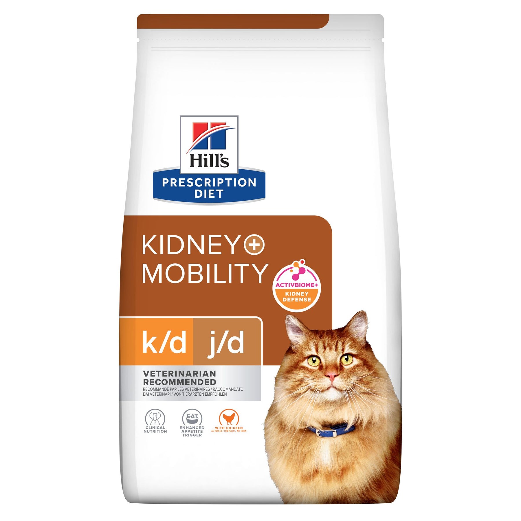 k/d + Mobility Katzenfutter mit Huhn Packshot