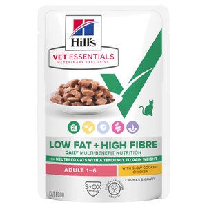 MULTI-BENEFIT + Low Fat+High Fibre Adult Katzenfutter mit Huhn Packshot