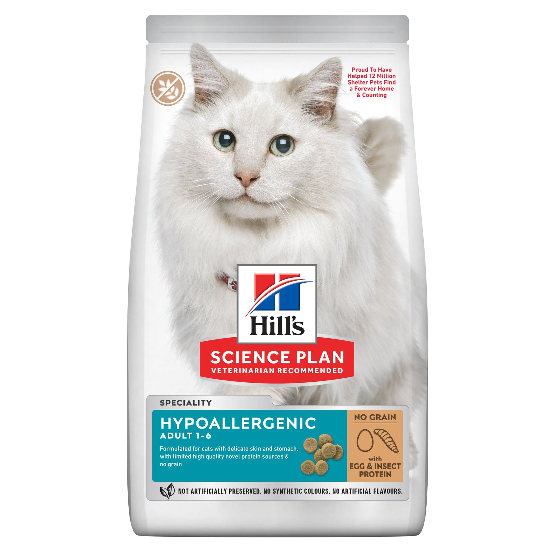 Hypoallergenic Trockenfutter für Katzen Packshot