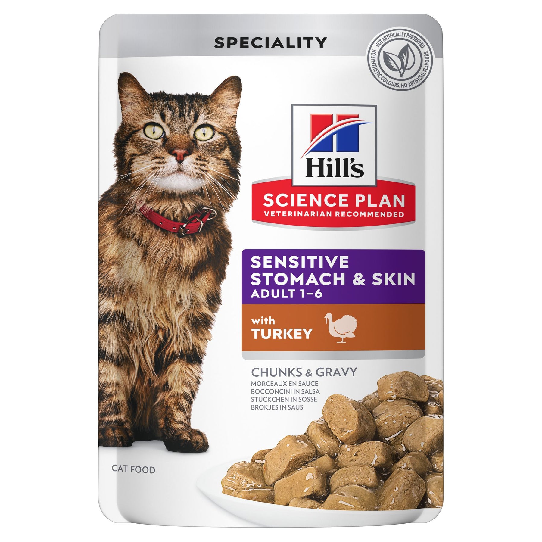 Sensitive Stomach & Skin Katzenfutter Packshot