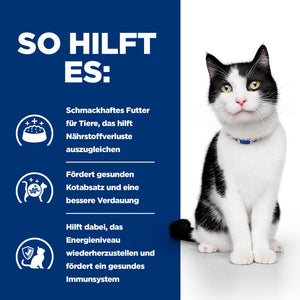 i/d Nassfutter für Katzen mit Lachs Wie es hilft