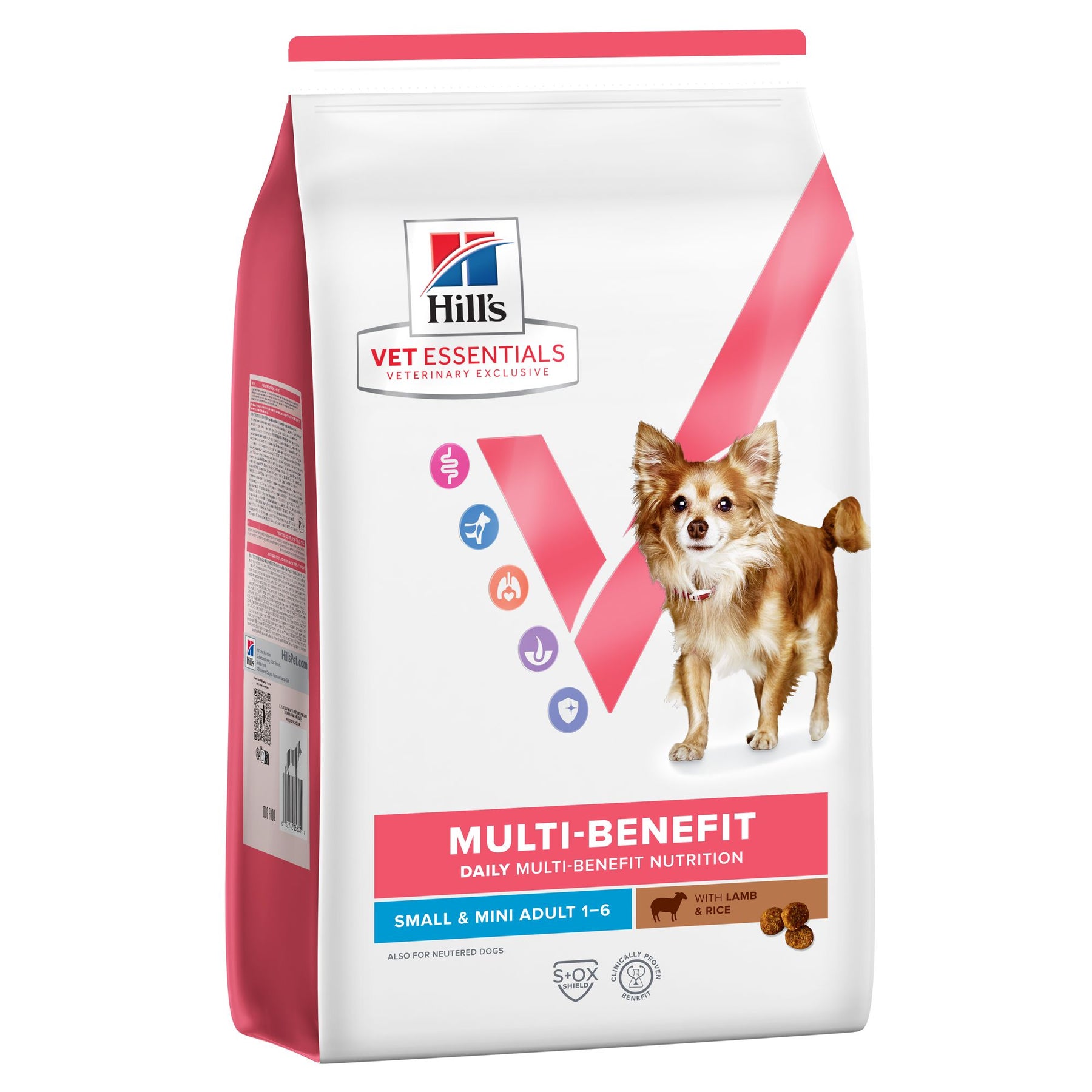 MULTI-BENEFIT Adult Small & Mini Hundefutter mit Lamm und Reis Packshot