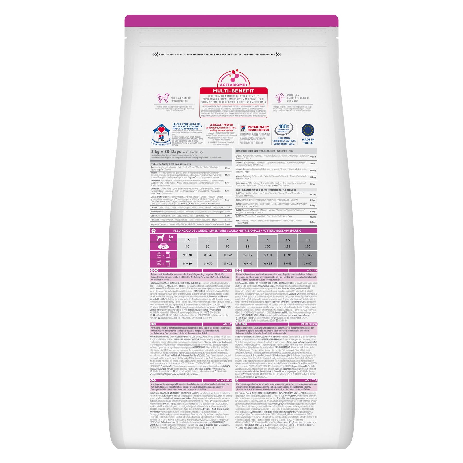 Hill's Science Plan Small & Mini Adult Hundefutter mit Huhn