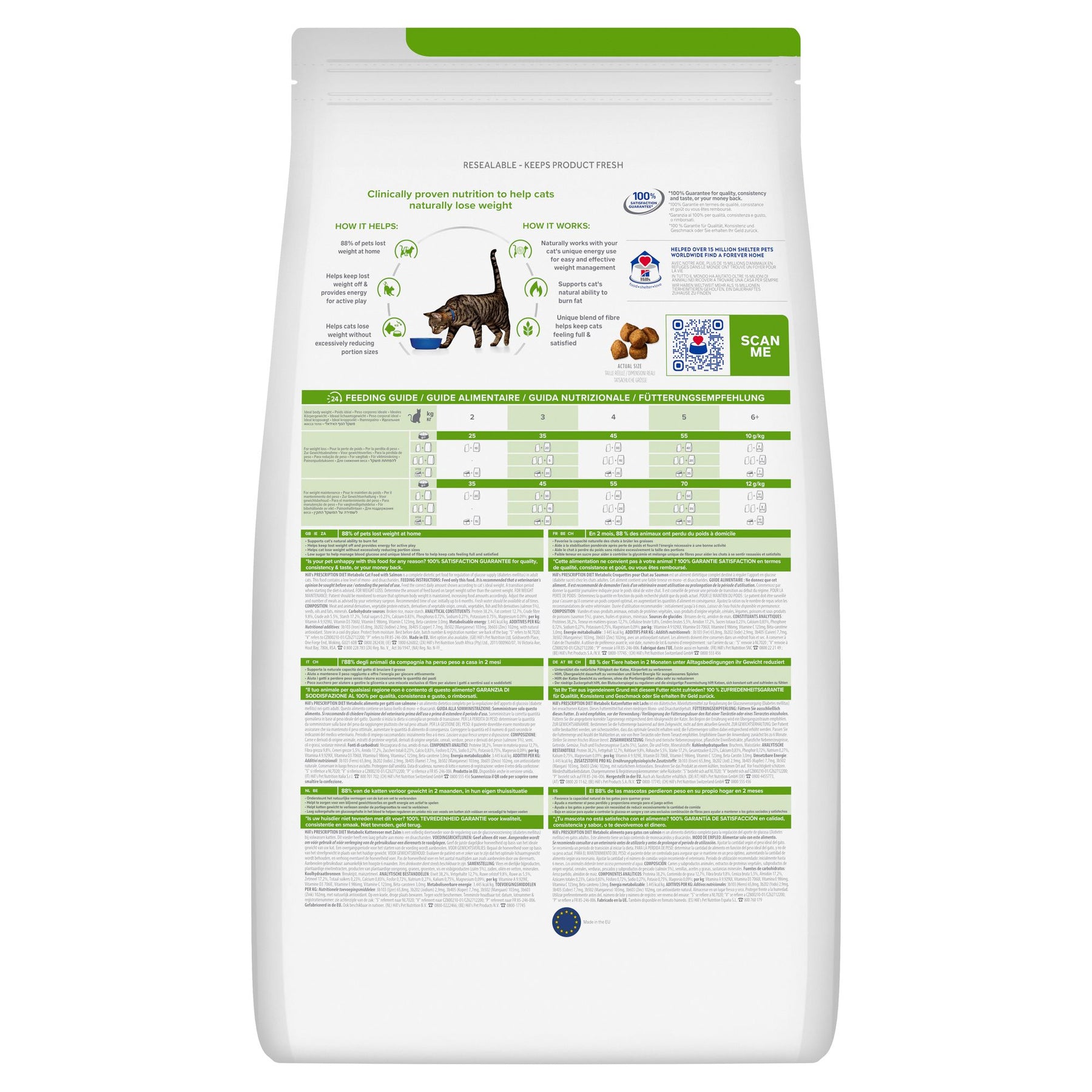 Hill's Prescription Diet Metabolic Katzenfutter mit Lachs