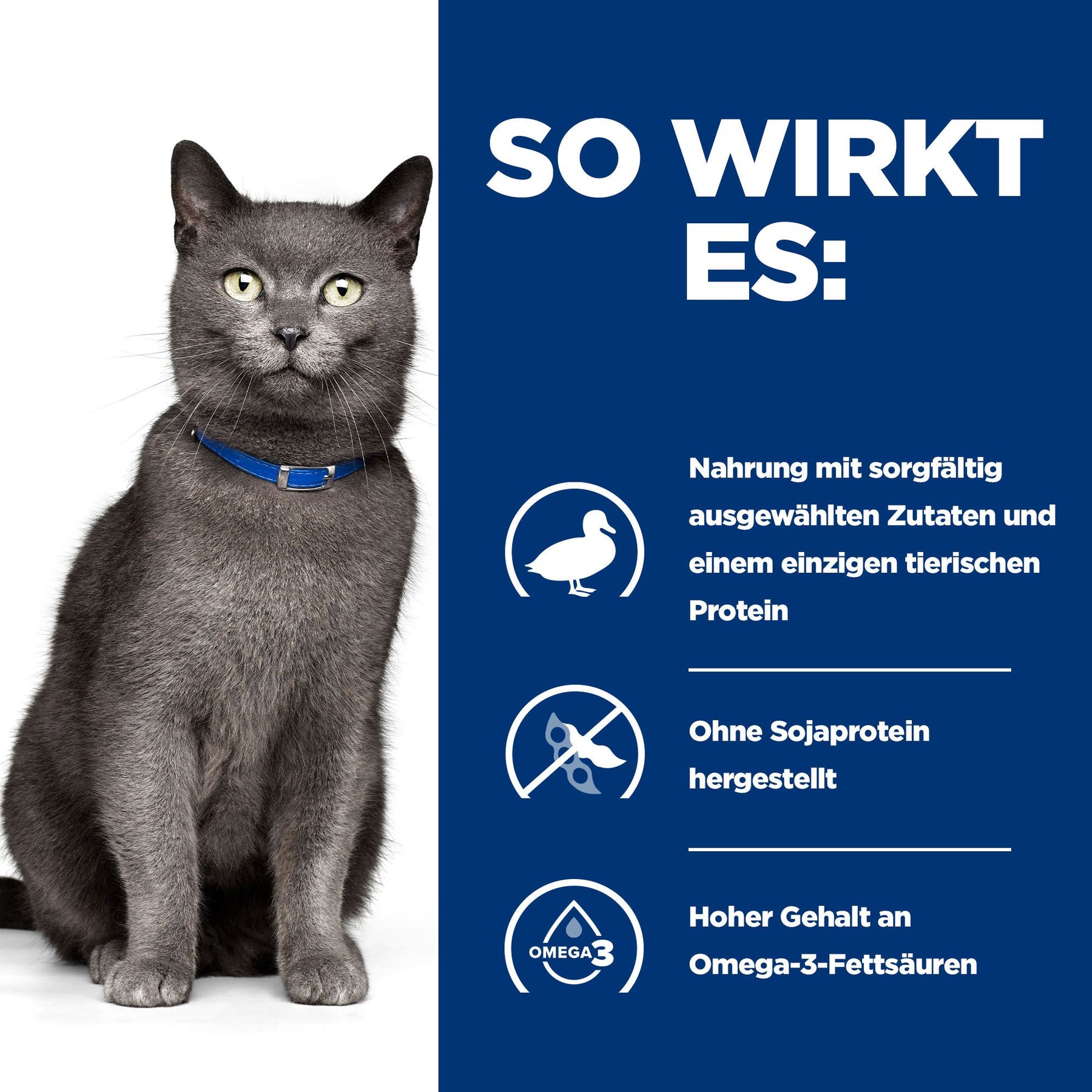 d/d Katzenfutter mit Ente & Erbsen Wie es wirkt