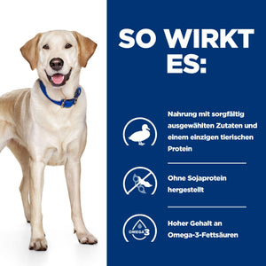 d/d Hunde Trockenfutter Ente & Reis Wie es wirkt
