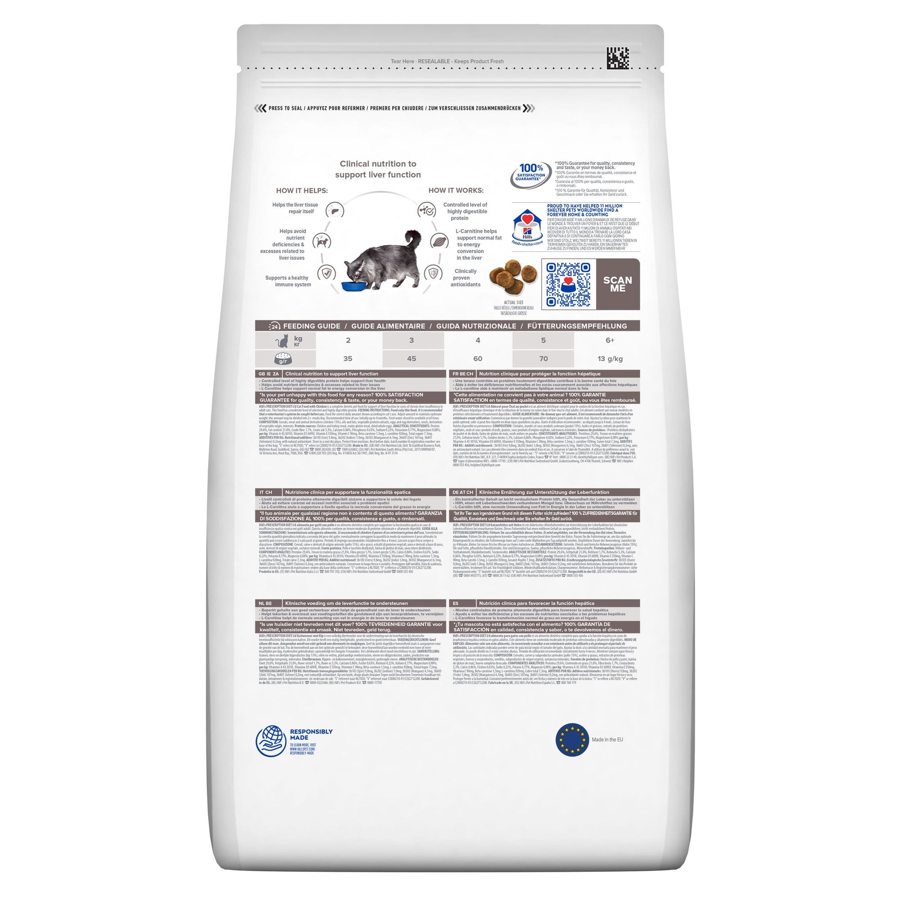 Hill's Prescription Diet l/d Katzenfutter mit Huhn