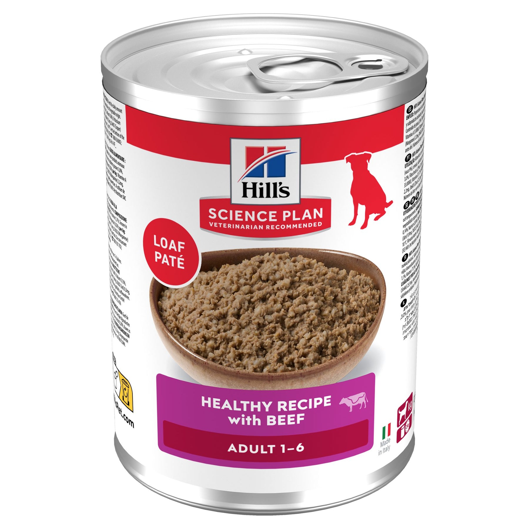 Adult Nassfutter für Hunde mit Rind Packshot