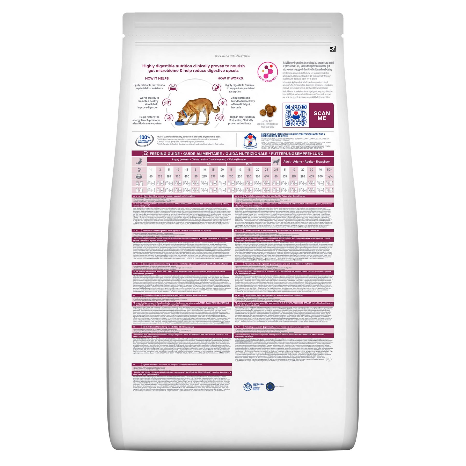 Hill's Prescription Diet i/d Hundefutter mit Huhn