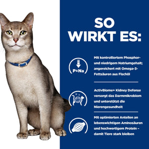 k/d Nassfutter für Katzen mit Huhn Wie es wirkt