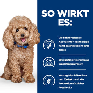 Gastrointestinal Biome Mini Hundefutter mit Huhn Wie es wirkt