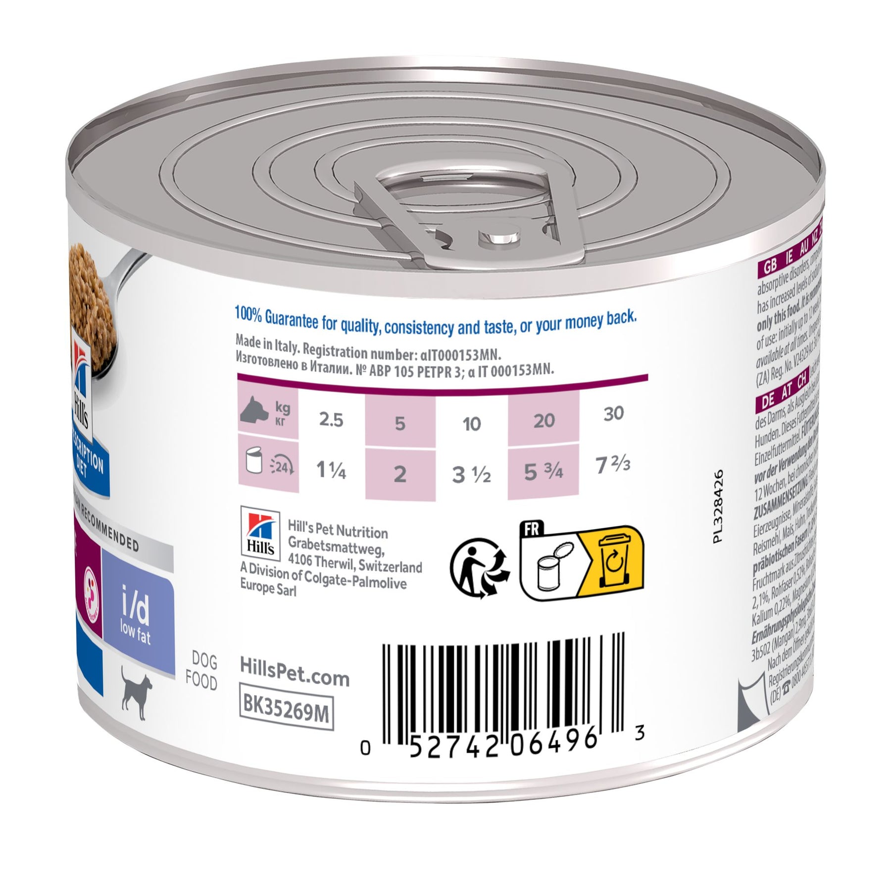 i/d Low Fat Original Hundefutter Packshot