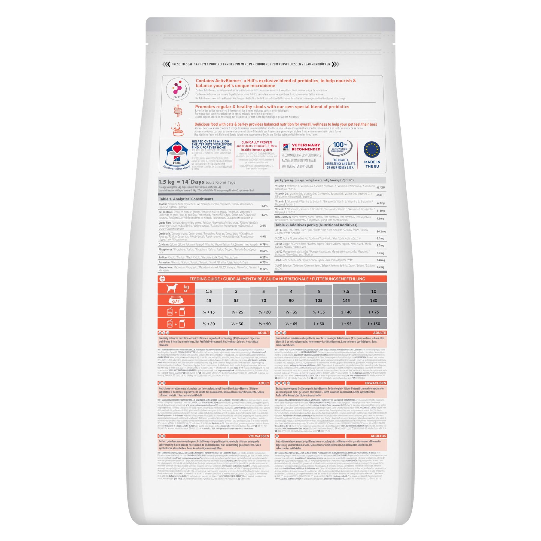 Hill's Science Plan Perfect Proteinhydrolysation Small & Mini Adult Hundefutter mit Huhn & braunem Reis
